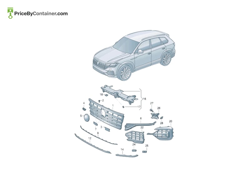 AUDI / VOLKSWAGEN 760853948HBYY — AUDI / VOLKSWAGEN GENUINE LETTERING R 760853948HBYY