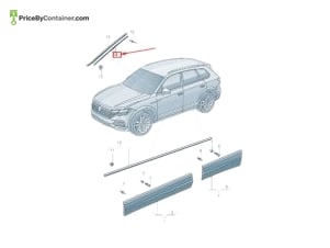 AUDI / VOLKSWAGEN 760854541 — AUDI / VOLKSWAGEN GENUINE STRIP 760854541