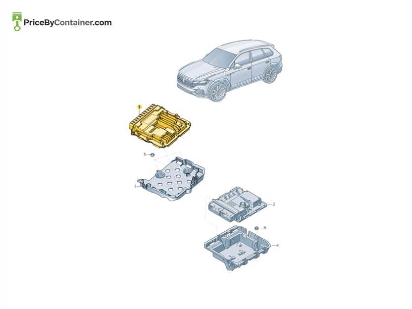 AUDI / VOLKSWAGEN 760907559 — AUDI / VOLKSWAGEN GENUINE CONTROL UNIT 760907559
