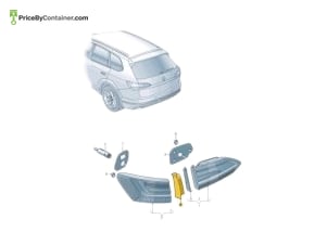 AUDI / VOLKSWAGEN 760945312 — AUDI / VOLKSWAGEN GENUINE TRIM 760945312