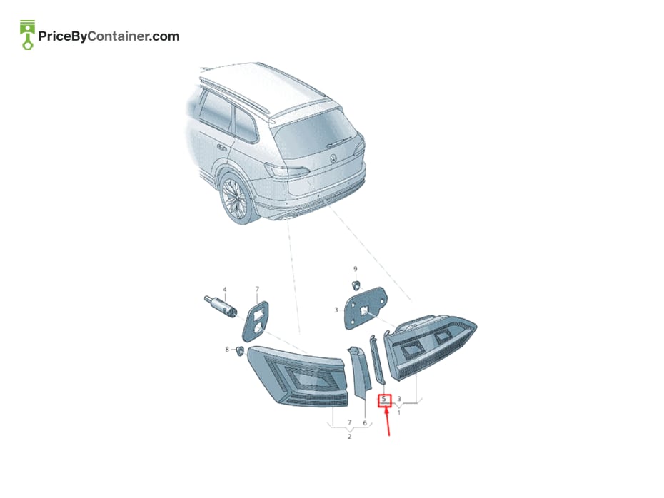 AUDI / VOLKSWAGEN 760945426 — AUDI GENUINE TRIM 760945426