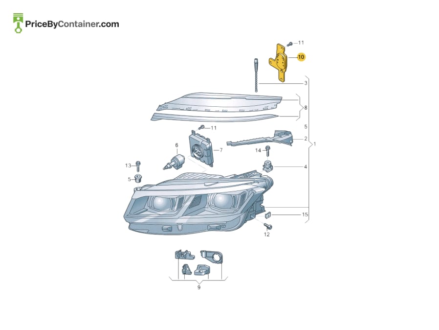 AUDI / VOLKSWAGEN 761998478B — AUDI / VOLKSWAGEN GENUINE REPAIR KIT 761998478B