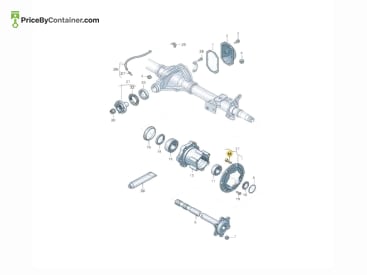 AUDI / VOLKSWAGEN 7C0501299 — AUDI / VOLKSWAGEN GENUINE BOLT 7C0501299