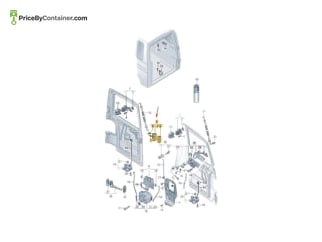 AUDI / VOLKSWAGEN 7H0827186B9B9 — AUDI / VOLKSWAGEN GENUINE DICKY LOCK 7H0827186B9B9