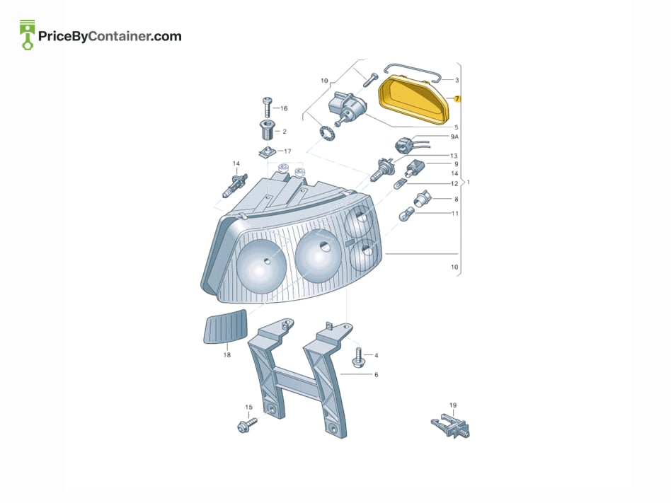 AUDI / VOLKSWAGEN 7H1941608 — AUDI GENUINE AUDI GENUINE 7H1941608