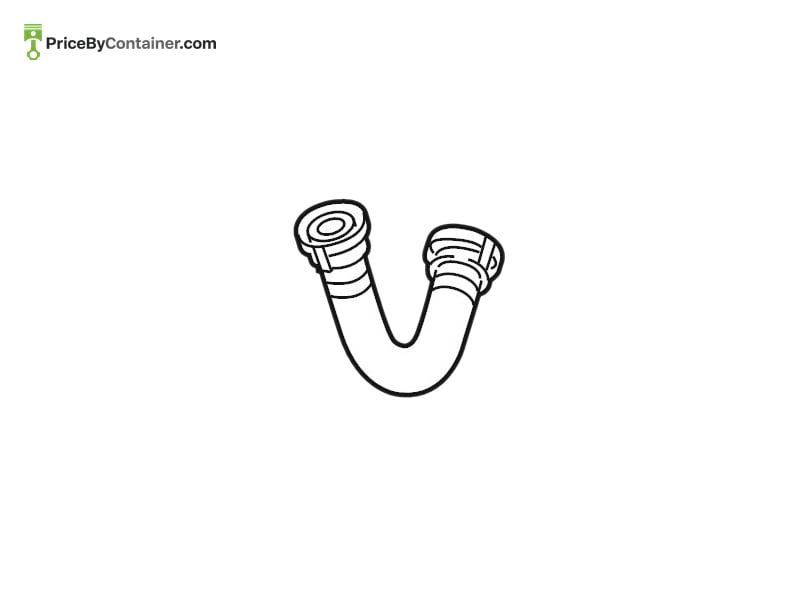 AUDI / VOLKSWAGEN 7L0131625D — AUDI / VOLKSWAGEN GENUINE AIR PUMP HOSE 7L0131625D