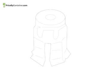 AUDI / VOLKSWAGEN 7L0412375A — AUDI / VOLKSWAGEN GENUINE CAP FRT SHOCK 7L0412375A