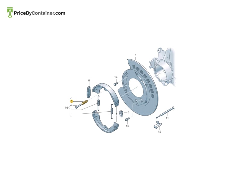 AUDI / VOLKSWAGEN 7L0609583 — AUDI / VOLKSWAGEN GENUINE SPRING 7L0609583