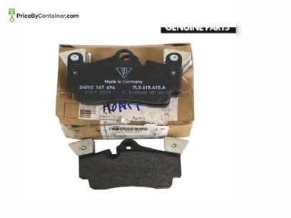 AUDI / VOLKSWAGEN 7L5698451 — Audi Volkswagen Genuine Brake Pad Set 7L5698451 / 7L5 698 451 In-depth Synopsis: item number 7L5698451 / 7L5 698 451 is the Audi Volkswagen Genuine Brake Pad Set, which is an essential item meant to guarantee dependable stopping power in Audi and Volkswagen cars. This brake pad set is designed to satisfy the highest quality standards and is manufactured as an authentic component by both manufacturers. Its performance and compatibility with Audi and Volkswagen models are attributed to precision manufacturing and the utilization of premium materials. Use: The main purpose of the brake pad set is to apply friction to the brake rotors, which slows down or stops the car by turning kinetic energy into heat. With its flawless integration with the braking system, the Audi Volkswagen Genuine Brake Pad Set 7L5698451 offers reliable and efficient braking under a range of driving circumstances. Caliber: The Brake Pad Set 7L5698451, which is produced by Audi and Volkswagen as an authentic component, goes through stringent quality assurance procedures. High-quality materials are used in the construction of the brake pads to guarantee their longevity, resistance to wear, and steady operation. The manufacturers’ commitment to safety and dependability is upheld by the quality commitment, which ensures conformity with the unique requirements of Audi and Volkswagen cars.