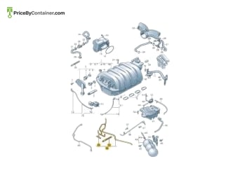 AUDI / VOLKSWAGEN 7L8133778G — AUDI / VOLKSWAGEN GENUINE HOSE 7L8133778G