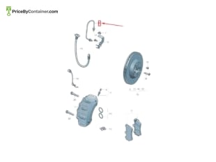 AUDI / VOLKSWAGEN 7P0614771A — AUDI / VOLKSWAGEN GENUINE BRAKE LINE 7P0614771A