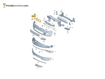 AUDI / VOLKSWAGEN 7P6807285 — AUDI / VOLKSWAGEN GENUINE LIC PLATE BRACKET 7P6807285