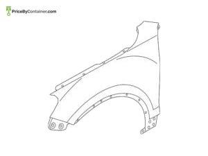 AUDI / VOLKSWAGEN 7P6821105E — AUDI / VOLKSWAGEN GENUINE FENDER 7P6821105E