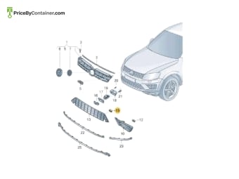 AUDI / VOLKSWAGEN 7P6854375B9B9 — AUDI / VOLKSWAGEN GENUINE CAP 7P6854375B9B9