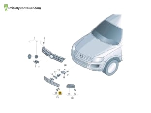 AUDI / VOLKSWAGEN 7P6854376A9B9 — AUDI / VOLKSWAGEN GENUINE CAP 7P6854376A9B9