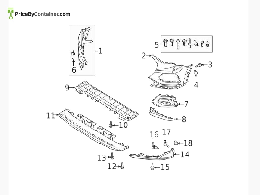 AUDI / VOLKSWAGEN 83A8079259B9 — AUDI / VOLKSWAGEN GENUINE GRILLE 83A8079259B9