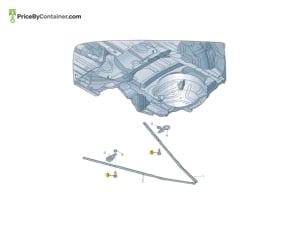 AUDI / VOLKSWAGEN 8H0505445A — AUDI / VOLKSWAGEN GENUINE BOLT 8H0505445A