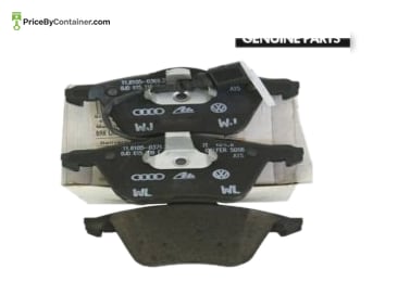 AUDI / VOLKSWAGEN 8J0698151F — Audi Volkswagen Genuine Brake Pad Set 8J0698151F / 8J0 698 151 F Genuine Audi and Volkswagen Brake Pad Set, part number 8J0698151F / 8J0 698 151 F, is a crucial item that keeps Audi and Volkswagen cars stopping effectively and dependably. This brake pad set is designed to satisfy the highest quality standards and is manufactured as an authentic component by both manufacturers. Its performance and compatibility with Audi and Volkswagen models are attributed to precision manufacturing and the utilisation of premium materials. Use: The main purpose of the brake pad set is to apply friction to the brake rotors, which slows down or stops the car by turning kinetic energy into heat. With its flawless integration with the braking system, the Audi Volkswagen Genuine Brake Pad Set 8J0698151F offers reliable and efficient braking across a range of driving circumstances. Calibre: The Brake Pad Set 8J0698151F is manufactured as an authentic part by Audi and Volkswagen and is subjected to stringent quality control procedures. High-quality materials are used in the construction of the brake pads to guarantee their longevity, resistance to wear, and steady operation. The manufacturers’ commitment to safety and dependability is upheld by the quality commitment, which ensures conformity with the unique requirements of Audi and Volkswagen cars. Ability: The Audi Volkswagen Genuine Brake Pad Set 8J0698151F is designed to work with a range of Volkswagen and Audi vehicles. Because of its design, installation is simple and convenient for car technicians.