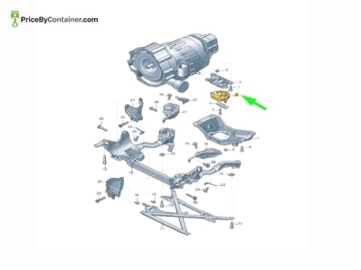 AUDI / VOLKSWAGEN 8K0399151DC — AUDI / VOLKSWAGEN GENUINE GEAR MOUNTING 8K0399151DC