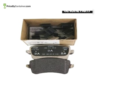 AUDI / VOLKSWAGEN 8K0698451G — The Audi Volkswagen Genuine Brake Pad Set, bearing part numbers 8K0698451G or 8K0 698 451 G, is an essential component of the vehicle’s braking system. These brake pads are specifically designed for Audi and Volkswagen vehicles, serving a critical role in ensuring effective and reliable braking performance. Functionality: The primary function of the Audi Volkswagen Genuine Brake Pad Set 8K0698451G is to generate friction against the brake rotors when the brake pedal is pressed. This friction is crucial for slowing down or halting the vehicle by converting kinetic energy into thermal energy. These brake pads are a key element in the braking system, working in conjunction with other components to facilitate smooth and efficient braking. Quality and Design: Manufactured as genuine parts by Audi and Volkswagen, these brake pads are crafted using high-quality materials and designed to meet the specific performance standards of their respective vehicles. They undergo rigorous testing to ensure durability, consistent braking performance, and compatibility with Audi and Volkswagen braking systems. The design emphasizes effective braking, noise reduction, and minimal wear on the brake rotors. Capabilities : The Audi Volkswagen Genuine Brake Pad Set 8K0698451G is engineered to deliver reliable and consistent braking performance. These brake pads play a critical role in providing the necessary friction for braking, ensuring responsive and safe stopping power. They are designed to offer optimal friction levels for various driving conditions while also focusing on reducing brake noise and maintaining long-lasting performance. Regular inspection and replacement of brake pads at recommended intervals are essential for ensuring continued braking efficiency and safety. Maintaining well-functioning brake pads helps prevent issues such as reduced braking performance, brake noise, and premature wear on braking components. In summary, the Audi Volkswagen Genuine Brake Pad Set 8K0698451G is a vital component that contributes significantly to safe driving in Audi and Volkswagen vehicles. Their role in generating friction for effective braking highlights their importance in ensuring reliable braking performance, vehicle safety, and driver confidence.