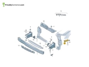 AUDI / VOLKSWAGEN 8K0807284F — AUDI / VOLKSWAGEN GENUINE GUIDE 8K0807284F