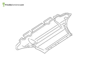 AUDI / VOLKSWAGEN 8K1863821 — AUDI / VOLKSWAGEN GENUINE ENG DOWN COVER 8K1863821