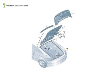 AUDI / VOLKSWAGEN 8N0827771C — AUDI / VOLKSWAGEN GENUINE FOIL 8N0827771C