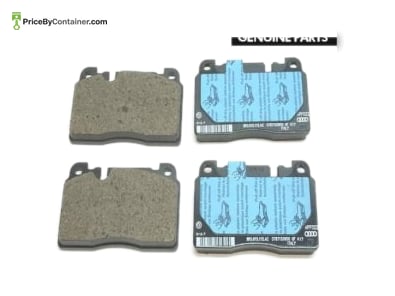 AUDI / VOLKSWAGEN 8R0698151AB — Audi / VW Genuine Front Brake Pad Set 8R0698151AB REPLACE 8R0698151AD In order to slow down or stop the car when the brakes are applied, the front brake pad set is an essential component of the braking system. Part number 8R0698151AB designates this particular set for use in specific Audi and Volkswagen automobiles. Functional Capabilities: The brake pads work in conjunction with the brake rotors to create friction, which is what allows the vehicle to slow down or come to a stop. This friction material is typically a combination of several materials. Heat Dissipation: In order to minimise brake fade and ensure constant braking performance, the brake pads are designed with features that effectively disperse heat. Quality: High criteria specified by the respective brands are met in the manufacturing of the Front Brake Pad specified 8R0698151AB, which is a genuine Audi/Volkswagen item. Genuine components are made to fit Audi and Volkswagen vehicles perfectly and operate at their best. Check if the Audi/VW Genuine Front Brake Pad Set 8R0698151AB is appropriate for your car’s particular make, model, and year of ownership. The designs of brake pads can differ throughout various car models. Installation: Installation: To ensure proper installation of the front brake pads, according to the manufacturer’s instructions or get expert help. For safe and efficient brake operation, proper installation is essential. Maintenance: Maintenance To keep the brake system operating at its best, it is imperative to do routine system checks, which include looking for wear on the brake pads. The suggested intervals for replacing brake pads are specified by the manufacturer.