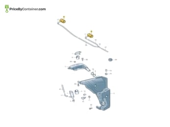 AUDI / VOLKSWAGEN 8R0955987C — AUDI / VOLKSWAGEN GENUINE WINDSHILD NOZEL 8R0955987C