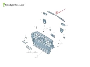 AUDI / VOLKSWAGEN 8V3853037B — AUDI / VOLKSWAGEN GENUINE COVER 8V3853037B