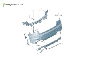 AUDI / VOLKSWAGEN 8V5807521AKY9B — AUDI / VOLKSWAGEN GENUINE SPOILER 8V5807521AKY9B