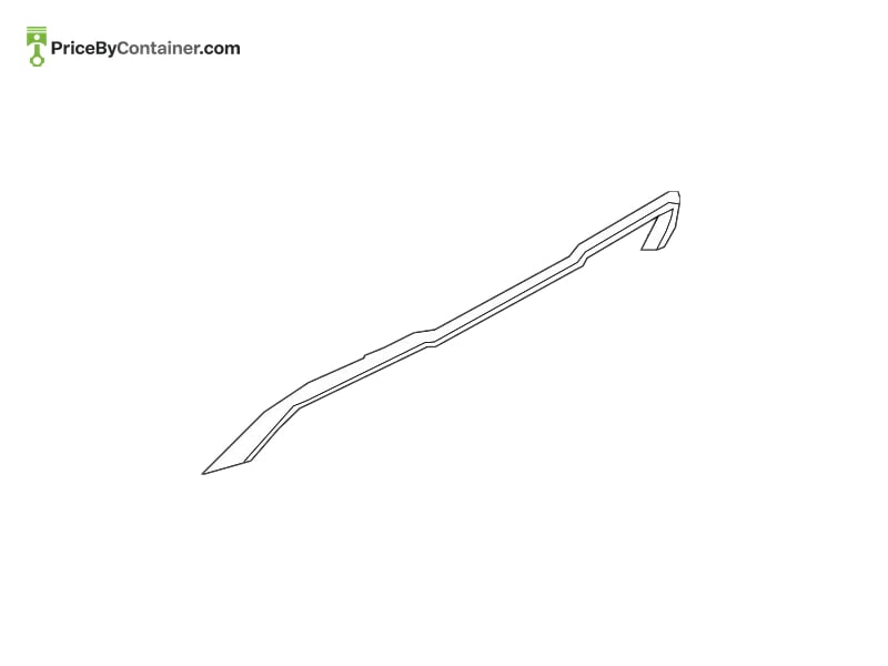 AUDI / VOLKSWAGEN 8V58530532ZZ — AUDI / VOLKSWAGEN GENUINE REAR MOULDING 8V58530532ZZ