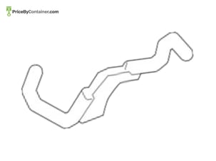 AUDI / VOLKSWAGEN 8W0122058B — AUDI / VOLKSWAGEN GENUINE WATER PIPE 8W0122058B