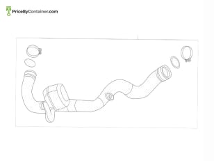 AUDI / VOLKSWAGEN 8W0145673AP — AUDI / VOLKSWAGEN GENUINE PIPE 8W0145673AP