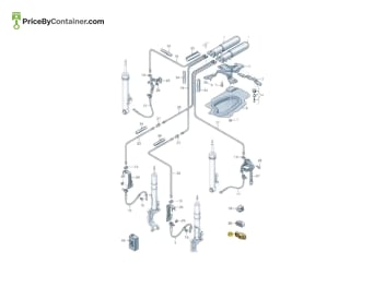 AUDI / VOLKSWAGEN 8W0201190C — AUDI / VOLKSWAGEN GENUINE CLIP 8W0201190C