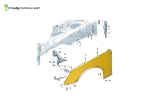 AUDI / VOLKSWAGEN 8W0821106A — AUDI / VOLKSWAGEN GENUINE FENDER 8W0821106A