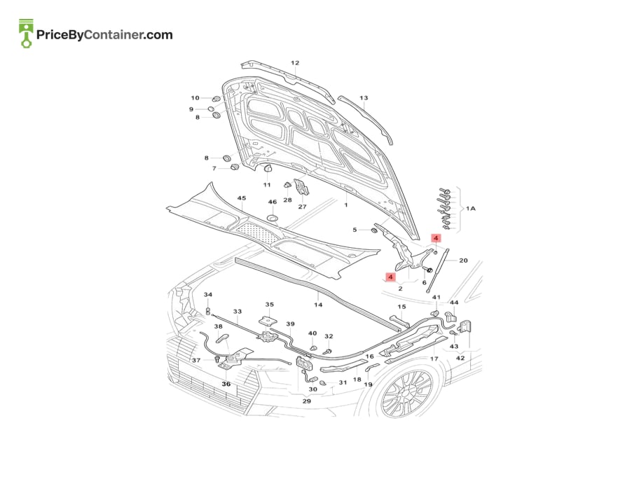 AUDI / VOLKSWAGEN 8W0823429 — AUDI / VOLKSWAGEN GENUINE CAP 8W0823429