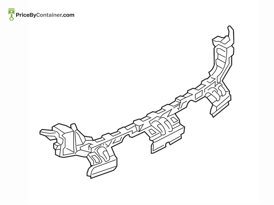 AUDI / VOLKSWAGEN 8W08535513Q7 — AUDI / VOLKSWAGEN GENUINE BUMPER TRIM RR 8W08535513Q7