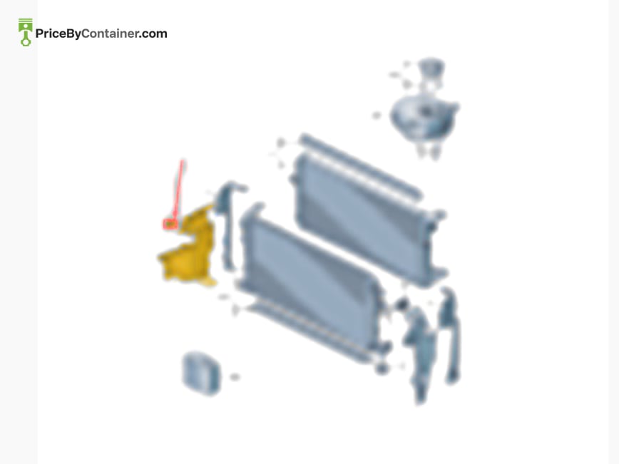 AUDI / VOLKSWAGEN 8Y0121284L — AUDI / VOLKSWAGEN GENUINE AUR DUCT 8Y0121284L