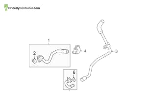 AUDI / VOLKSWAGEN N90097001 — AUDI / VOLKSWAGEN GENUINE SEAL-ALTERNATOR PIPE N90097001