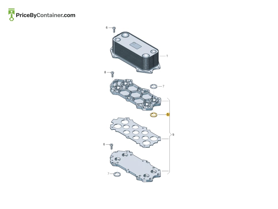 AUDI / VOLKSWAGEN WHT006493A — AUDI GENUINE SEAL RING WHT006493A