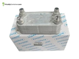 AUTOSTAR 0995001100 — Autostar Oil Cooler 0995001100 Description: Part number 0995001100, the AutoStar Oil Cooler, is an essential part of the car’s engine cooling system. This oil cooler, designed by AutoStar with durability and precision, aids in controlling engine oil temperature, guaranteeing ideal lubrication and engine performance. Functioning: The Autostar Oil Cooler, which is mounted in the engine compartment, removes heat from the engine oil. The engine oil cools the surrounding air or coolant as it passes through the cooler, transferring heat that aids in bringing the oil’s temperature down. Through this procedure, the engine oil’s viscosity is maintained and overheating is reduced, resulting in effective engine component lubrication. Quality: High-grade materials and sophisticated manufacturing processes are used in the production of thisAutostar Oil Cooler, which puts it through extensive testing to guarantee maximum performance, dependability, and longevity. Because of AutoStar’s dedication to excellence, the quality and dependability of this oil cooler meet or surpass OEM requirements. Capability: Throughout its service life, this oil cooler is made to be able to endure the rigours of regular driving and deliver reliable performance. Even in challenging operating situations, its precision engineering and sturdy construction guarantee dependable performance. This oil cooler contributes to the overall performance and longevity of the engine by helping to maintain the ideal engine oil temperature whether you’re cruising down the interstate or stuck in stop-and-go traffic.