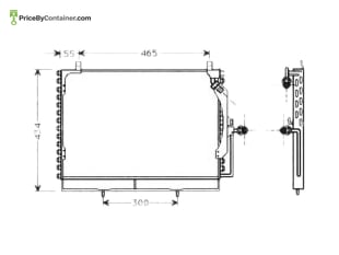 AUTOSTAR 1248300670 — DESCRIPTION AUTOSTAR CONDENSER 1248300670 (004)