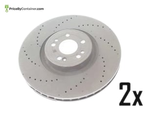 AUTOSTAR 1674211001 — Autostar Front Left and Right Vented Brake Disc Set For Mercedes-Benz 1674211001