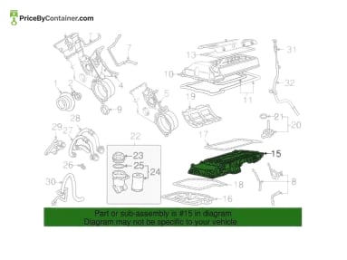 BMW 11137500524 — BMW GENUINE OILPAN / 11137500524
