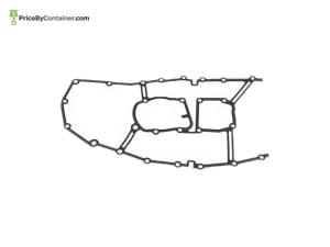 BMW 11141743033 — BMW GENUINE GASKET 11141743033
