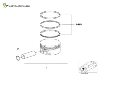 BMW 11257832688 — BMW Genuine Mahle Piston / 11257832688 The BMW Genuine Mahle Piston, part number 11257832688, is a high-quality…