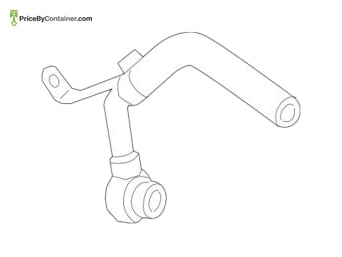 BMW 11537848374 — BMW GENUINE PIPE 11537848374