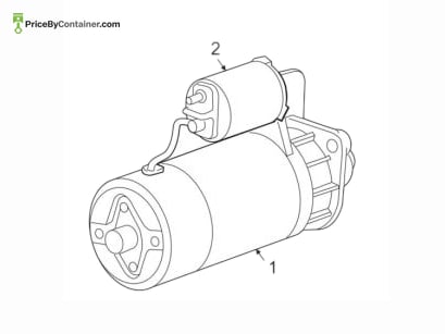 BMW 12417835737 — BMW Genuine Original New Starter Motor 12417835737 Functionality : The BMW Genuine Starter Motor Left Steering Knuckle…