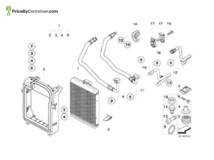 BMW 17227552862 — BMW GENUINE OIL COLOER HOSE 17227552862